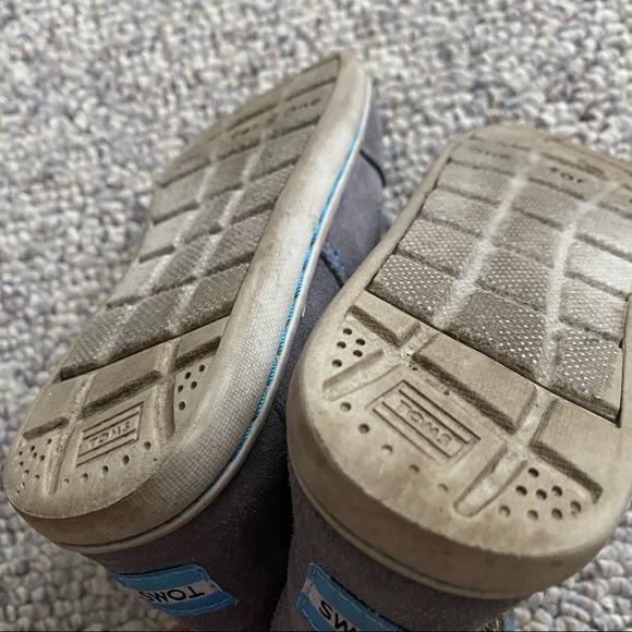 Toms Leather Boots with Knit Trim Size 11 - Picture 10 of 10